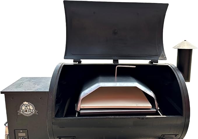 Pellethead Pizza Oven Attachment for Pellet Grills – Convert Traeger, Pit Boss, GMG & Camp Chef into Outdoor Pizza Oven | Heats to 800°F, Stainless Steel, Radiant + Convection Cooking | Converts pellet grills into outdoor pizza ovens, Stainless steel w...