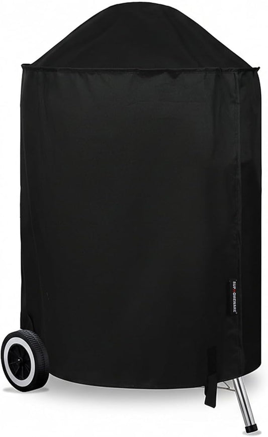 Suphomeware 18 Inch Grill Cover for Weber Kettle Charcoal, Waterproof and Heavy Duty BBQ Covers with Fade Resistant