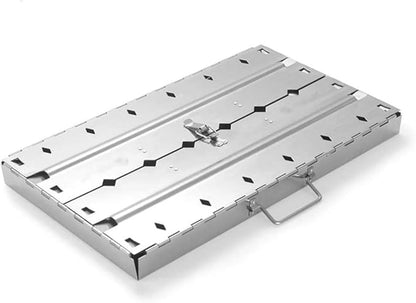 Portable Charcoal Grill for Camping BBQ Grills, Outdoor Barbecue Grill Stainless Steel Foldable Grill Rack for Patio Picnic Tailgate Backyard,A-1