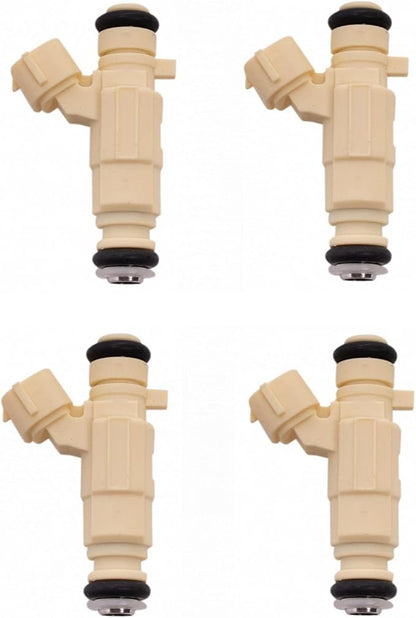 TRQ Fuel Injector Set | For 2001-2007 Hyundai Elantra 2003-2008 Tiburon 2005-2009 Tucson 2004-2007 Kia Spectra Spectra5 2005-2010 Sportage