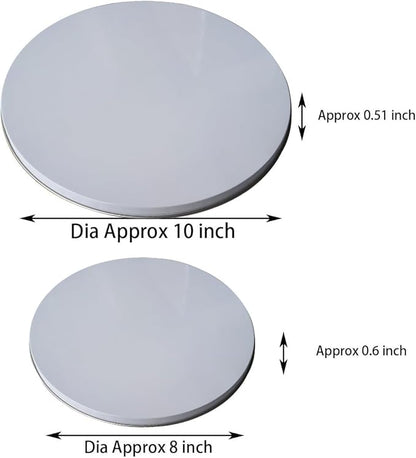 Kerixi Electric Stove Burner Covers Range Top For Expanding Counter Space Stovetop Decor (White)