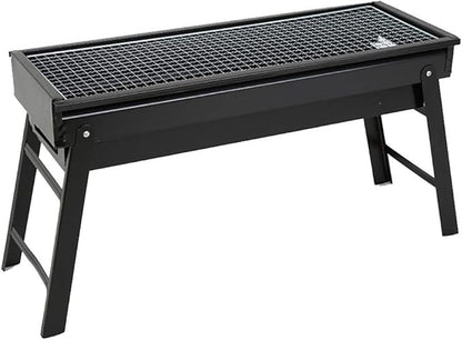 Foldable Portable Camping BBQ Grill Family Home Outdoor Heavy Folding Charcoal Barbecue Cooking Grill Picnic Accessories