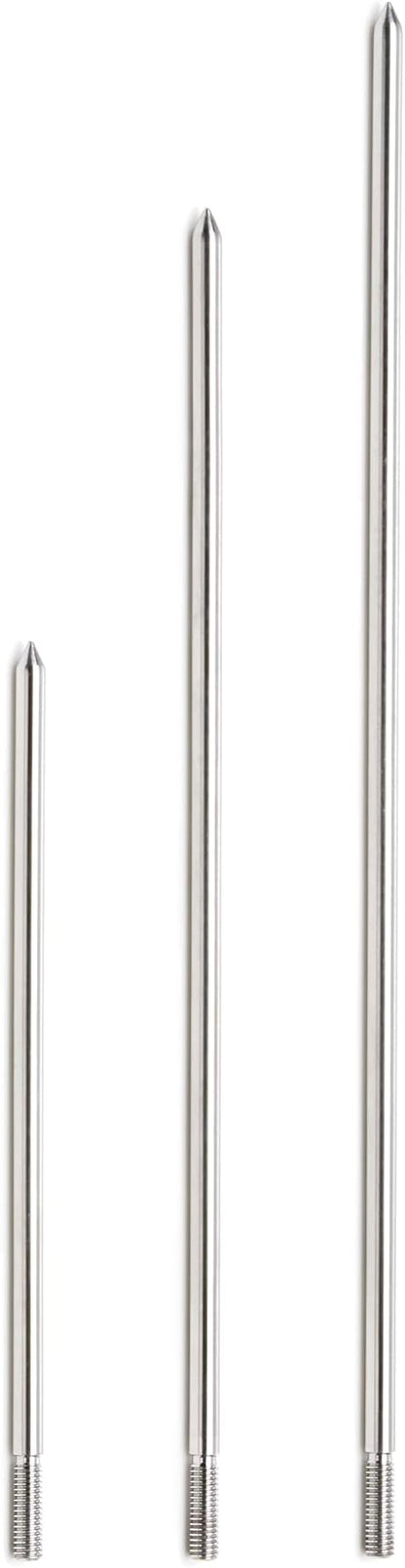 Mr. Bar-B-Q Extra Large Vertical Griller Powered by Trompo King | For Tacos Al Pastor, Shawarma, Kebabs, Gyro, Vertical Stand with 3 Sized Spikes
