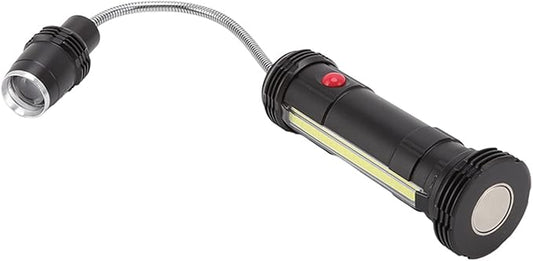 SUNGOOYUE Magnetic Barbecue Grill Light, Heat Aluminum Alloy LED Work lamp with Flexible gooseneck and COB Side Light, for Outdoor Cooking Camping