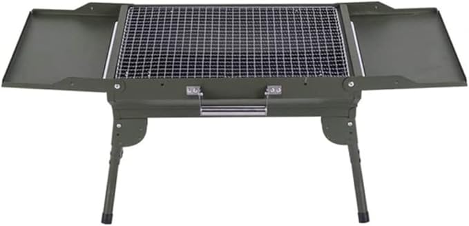 Outdoor Picnic Portable Foldable Charcoal Barbecue Grill Stainless Steel Outdoor Camping BBQ Grill for Garden Camping Grill Outdoor Grill