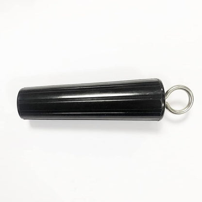 Premium Insulated Grill Rotisserie Spit Rod Handle with Ring, Thread Size M8, Fits: 5/16" 8mm Square Spit Rod