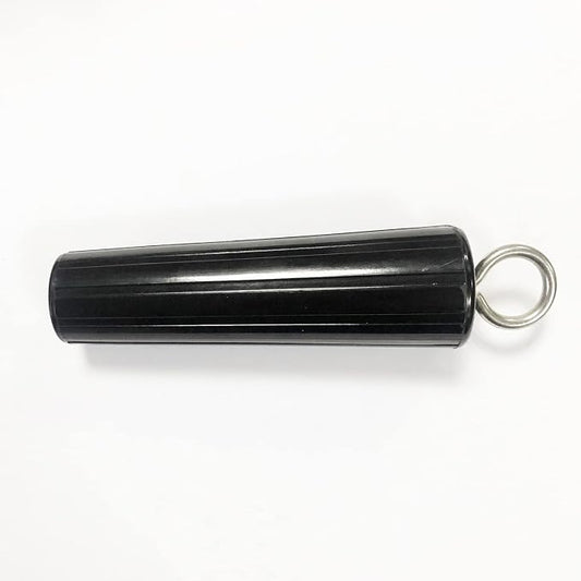 Premium Insulated Grill Rotisserie Spit Rod Handle with Ring, Thread Size M8, Fits: 5/16" 8mm Square Spit Rod