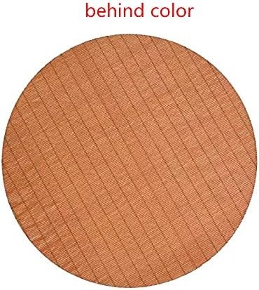1PCS Round Dining Table Placemat Kitchen Table mat Heat-Resistant Place Mat Stain Resistant Anti-Skid Washable Bamboo Table Mat Placemat