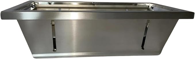 Portable Stainless Steel Grill with Carrying Case, Foldable, 17.32 in (44 cm) by 9.84 in (25 cm)