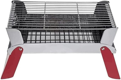 IRYZE Portable Charcoal Grill Portable Charcoal Grill Stainless Steel Folding Grill Tabletop Outdoor BBQ Grill For Picnic BBQ Grill for Outdoor