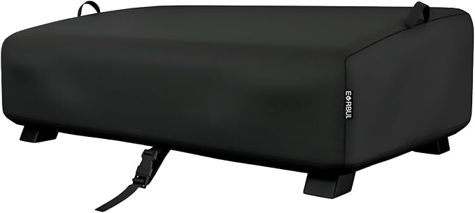 EVRBUL Table Top Grill Cover Compatible with Royal Gourmet PD1305H 3-in-1 Grill Griddle Combo, Waterproof Heavy Duty 600D Portable Griddle Cover 33"L×20.5"W×9.5"H, Windproof Tabletop BBQ Grill Cover