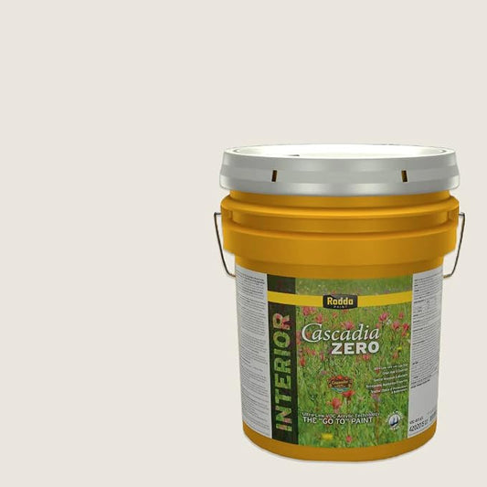 Rodda Paint CASCADIA ZERO Interior Flat Paint & Primer in One, 5-Gallon, August Moon