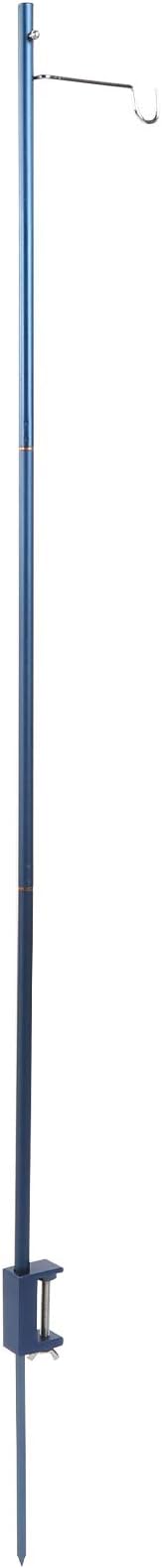 CHICIRIS Aluminum Alloy Light Stand, Portable Foldable Stainless Steel Hook Camping Lamp Pole with Storage Bag, for Outdoor Camping Picnic BBQ