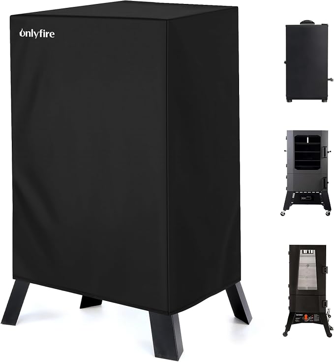 Onlyfire 40 Inch Electric Smoker Cover for Masterbuilt Propane Smoker | 30" L x 20" W x 41.3" H,Waterproof Vertical Electric Smoker Cover, Outdoor Smoker Grill Covers