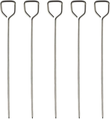 6 Pcs Potato Baking Nails, 6.7 Inch Stainless Steel & Aluminum Baked Potato Spikes, Heating Core Rods for Faster & Even Cooking, Oven, Grill, BBQ Accessories, Kitchen Tools (2.45mm Thick)