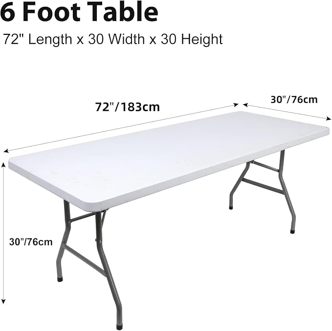 BDDC 6ft Stretch Spandex Fitted Table Cloth for 6 Foot Tables | GRS-Certified Eco-Friendly Fabric, Elastic Fit Rectangle Tablecloth, Washable, Wrinkle-Free, For Events & Parties