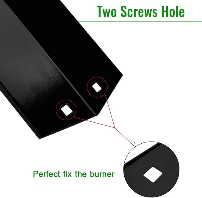 Grill Parts Compatible with Char Griller 5050 3001 5650 3072 3030 3008 5252 & King Griller - Burners, Flame Shields, Igniters & Hanger Brackets - Repair Kit for Char Griller Replacement Parts
