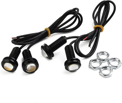4cs Car Light Front Grille Lamps DC 12V Bumper Grill Hood Amber Lights For Dodge For Ford SUV For Raptor
