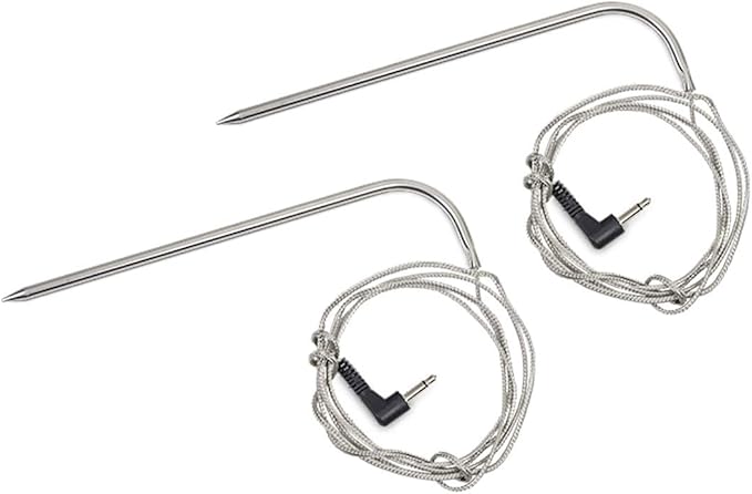 Pit Boss 5-Series Wood Pellet Vertical Smoker Cover, Black & Meat Probes – 2pk