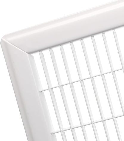 Imperial Manufacturing Group RG0630 Heavy Gauge Floor Return Air Grille, White,10 x 12
