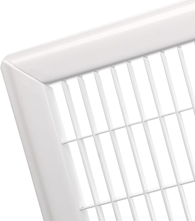 Imperial RG0689 12 x 12-Inch Heavy Gauge Steel Floor Return Air Grille, White