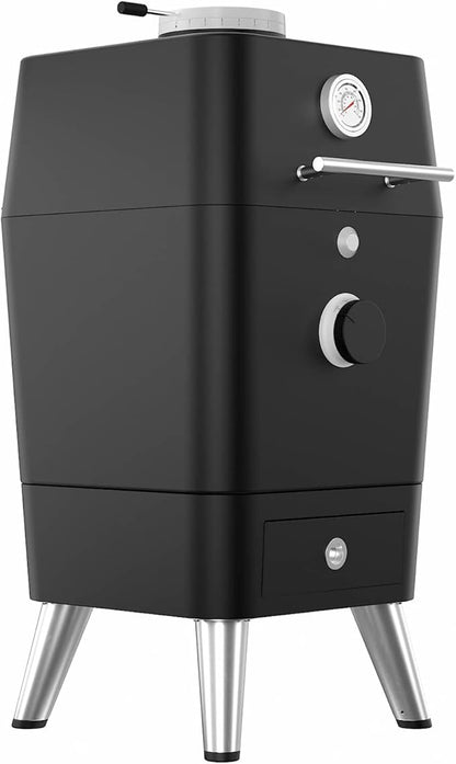 Everdure K1 Kamado Smoker Grill – Grill, Slow Smoke, Roast, Bake, or Make Pizza – Premium Outdoor Charcoal Grill with Large Cooking Surface, Create Flavorful, Smoky, Tender Results, Cover Included