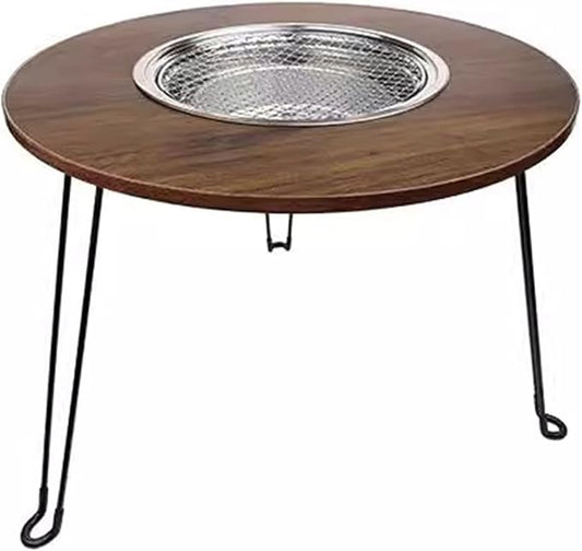 Camping Grill Outdoor Barbecue Stove Household Portable Folding Barbecue Table Surrounded by A Stove Barbecue Charcoal Grill