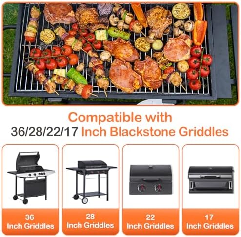 Koolstuffs 1 Pack Silicone Side Shelf Griddle Tools Spatula Mat+2 Pack Silicone Grease Cup Liners for Blackstone 36 28 22 17 Inch Griddle