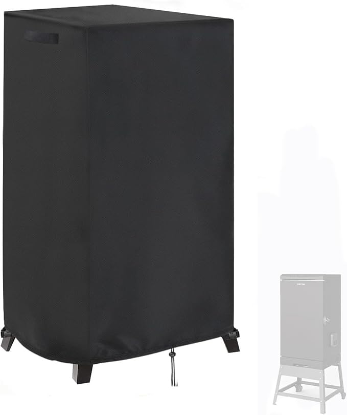 Smoker Cover Fit for East Oak 30" Outdoor Electric Smoker | Heavy Duty Waterproof Outdoor Grill Cover, Vertical BBQ Smoker Covers, 20"D x 21"W x 42"H
