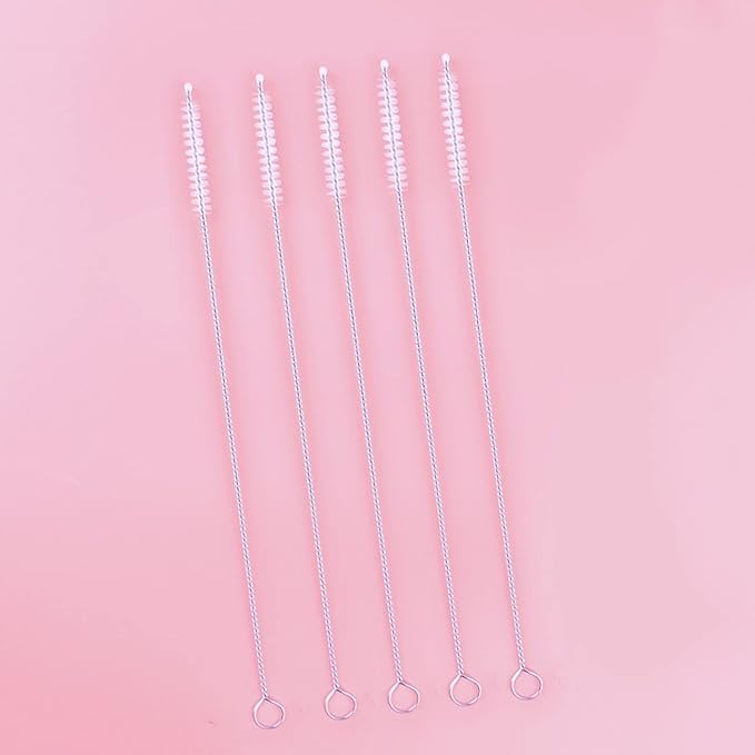 TXIN 5 Pieces 30ml/1oz Turkey Baster with 5 Cleaning Brush, Plastic Syringe Baster with Silicone Pump Head, Heat-resistant Meat Marinade Injector with Measurments for BBQ Grill Baking Kitchen Cooking