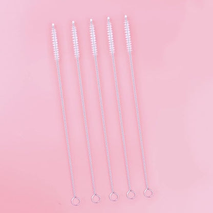 TXIN 5 Pieces 30ml/1oz Turkey Baster with 5 Cleaning Brush, Plastic Syringe Baster with Silicone Pump Head, Heat-resistant Meat Marinade Injector with Measurments for BBQ Grill Baking Kitchen Cooking