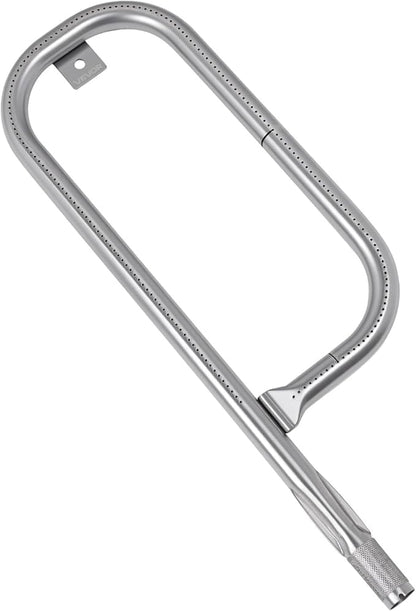 VEVOR Grill Burner Tube for Weber Q100, Q120, Q1000, Q1200, Baby Q Gas Grills, 17 inch 304 Stainless Steel Tube Burner for Weber 516001, 516002, 50060001, Replacement Part 69957, 60040, 41657, 45657