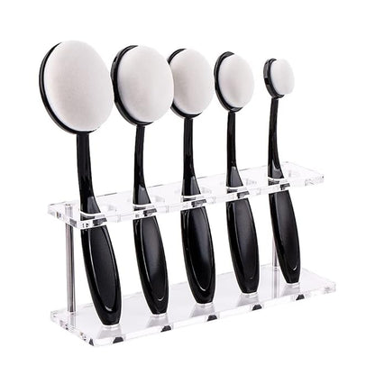 UNIMEIX 5 Pack Blending Brush for Card Making Crafting Ink Blender Brushes Set Tool Paper Background Brush Drawing Scrapbooking & Stamping Supplies (Black)