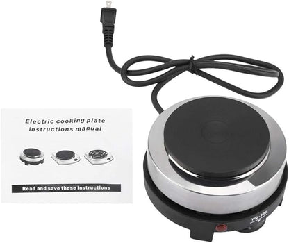Nikou Portable Mini Stove, 500W Small Electric Hot Plate, Hot Burner Cooktop