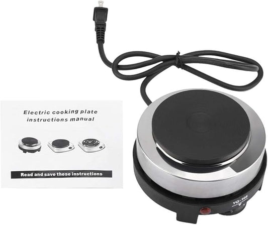 Nikou Portable Mini Stove, 500W Small Electric Hot Plate, Hot Burner Cooktop