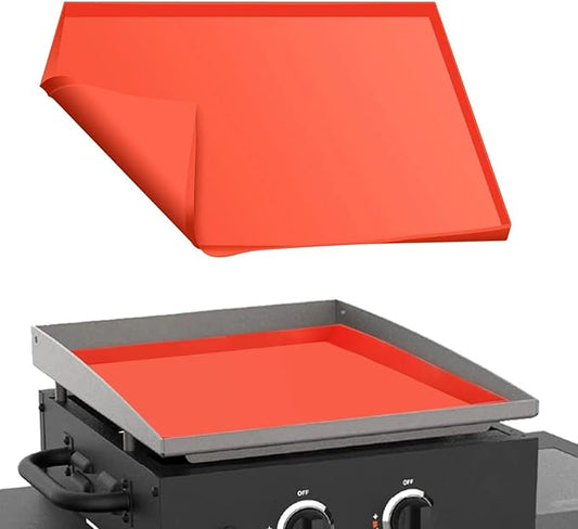 PURPLEBIRD Silicone Griddle Cover Mat for Blackstone 17 Inch Griddles, Waterproof Protective Mat for Griddle Flat Top, 17"-36" Food Grade Silicone Mats for Kitchen,Dinning,Camping, Christmas Gifts