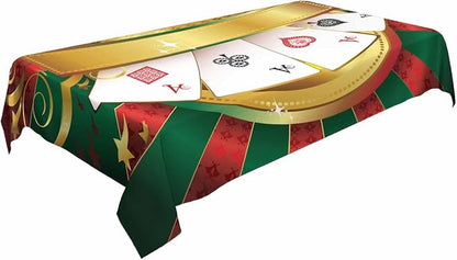 TKS MITLAN Poker Tablecloth 60x84 Inch Rectangular Gambling Playing Cards Game Casino Print Oblong Table Cloth Kitchen Table Decorations for Home Dinner Party