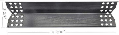 Replace parts Porcelain Steel Heat Plate, Replacement for Grill Master 720-0697, 720-0737, Nexgrill 720-0830H, 720-0783E Gas Grill Models (Porcelain Steel -5pcs)