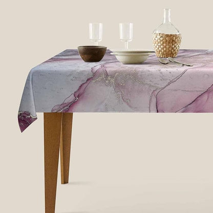 TKS MITLAN Marble Pattern Tablecloth Decor Modern Mix Fluid Art Table Cloth Dining Room Kitchen Table Cover 60" X 84" Oblong/Rectangle