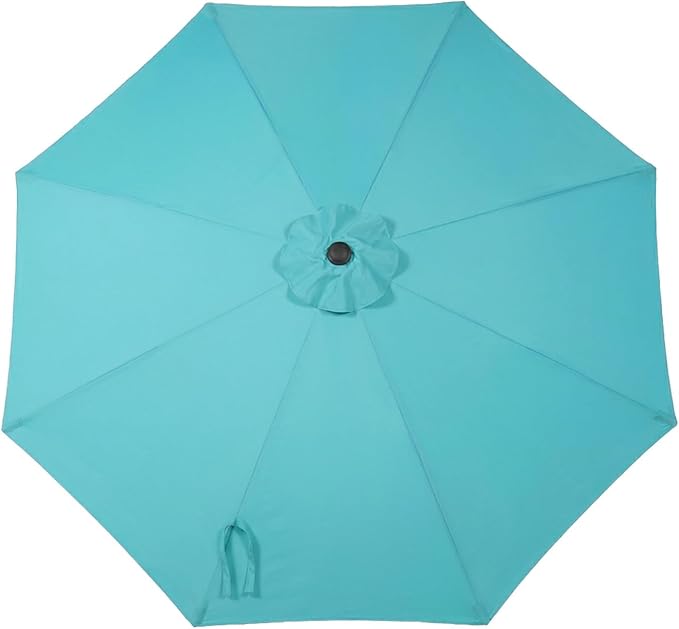 BPS Patio Umbrella Replacement Canopy for 10 ft 8 Ribs Table Umbrella, Outdoor Umbrella Replacement for Market Parasol, Canopy Only