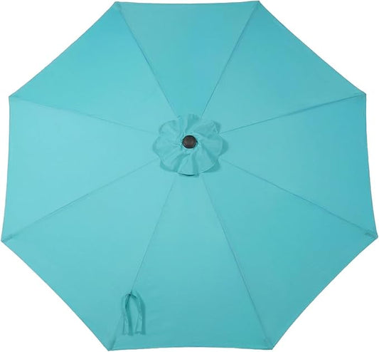 BPS Patio Umbrella Replacement Canopy for 10 ft 8 Ribs Table Umbrella, Outdoor Umbrella Replacement for Market Parasol, Canopy Only