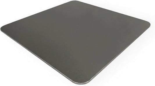 ThermiChef 15.7"x15.7" Pizza Steel, 1/4" Thick, 16.8 lbs - Cooking Steel for Oven & Grill - Made in USA