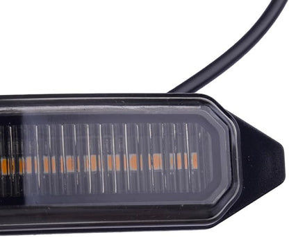 12V Smoke Black Lens Yellow LED Car Front Bumper Grille Grill Light Lamp Kit Fit for Toyota for RAV4 2022 2021 2020 2019 practical