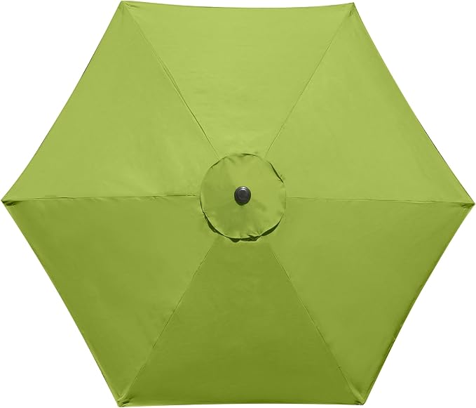 10 Feet Patio Umbrella Replacement Canopy for 6 Ribs, Market Umbrella Top, Yard Table Umbrella Top Cover,Universal Strong and Thick Umbrella Canopy,Canopy Only