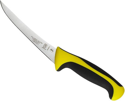 Mercer Culinary Millennia Colors Boning Knife, 6-Inch Curved, Yellow