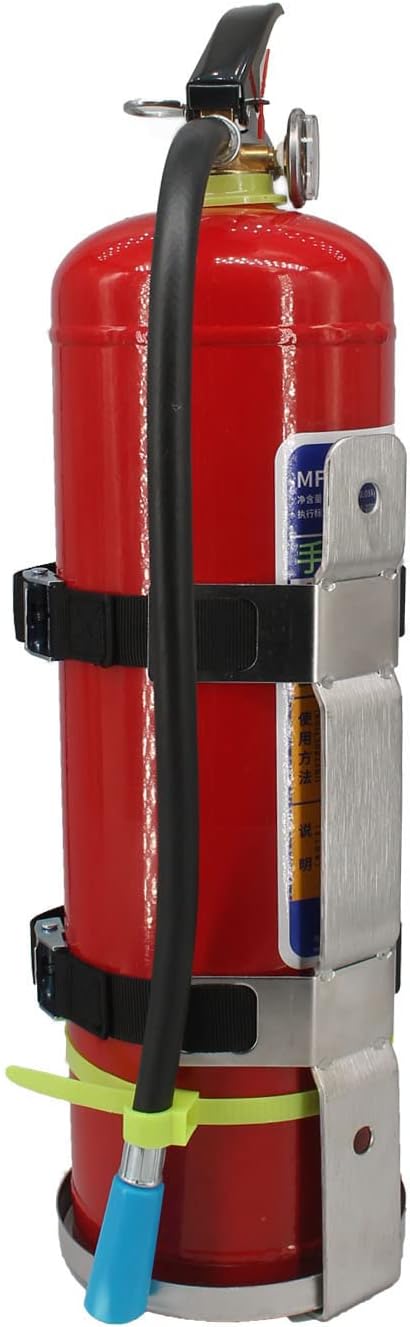 Fire Extinguisher Metal Bracket, Heavy Duty,304 Stainless Steel, Compatible with 5-Pound Fire Extinguishers