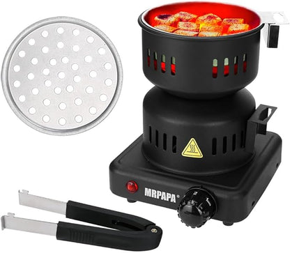MRPAPA Electric Charcoal Starter, Electric Stove ETL Approved Durable Multipurpose Electric Stove,Overheat Protection Hookah Coconut Coals Burner