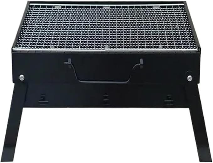 Portable BBQ Grills Stack Charcoal 3-5 People Thicken Barbecue Tools Complete Foldable Outdoor(Small)