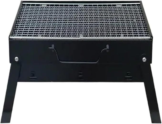 Portable BBQ Grills Stack Charcoal 3-5 People Thicken Barbecue Tools Complete Foldable Outdoor(Small)