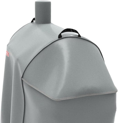 Offset Smoker Cover, Waterproof Grill Cover, 56.5 inch Light Gray Fits Expert Grill